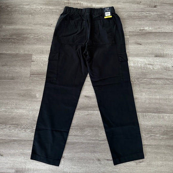 NWT GAP Twill Cargo Pants Black Women S - Picture 9 of 11